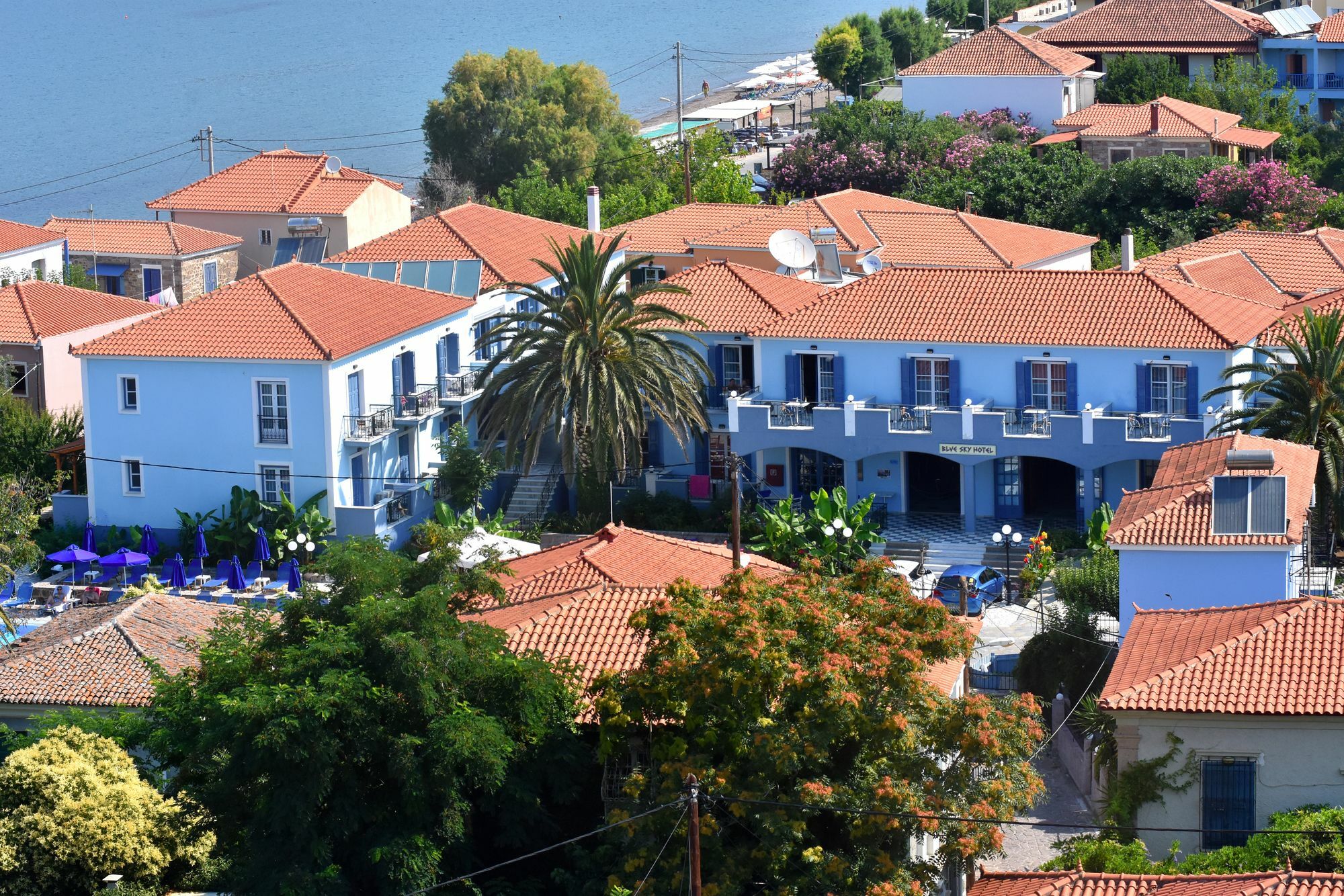 Blue Sky Hotel - Petra - Lesvos - Greece Zewnętrze zdjęcie